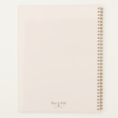 Luxe neutrale dagelijkse planner (Achterkant)