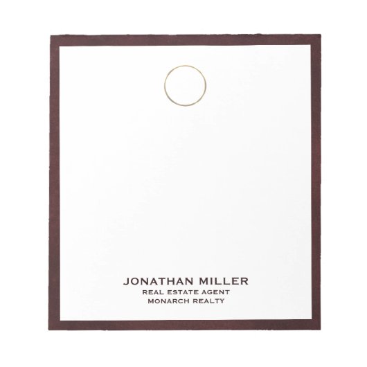 Luxe onroerend goed Notitieblok (Voorkant)