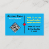 Luxe onroerend goed (QR Code) Beste Huizenmakelaar Visitekaartje (Achterkant)