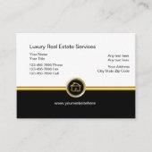 Luxe onroerend goed Visitekaartjes (Voorkant)