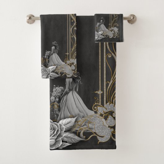 Luxe ontmoet romance. bad handdoek (Insitu)