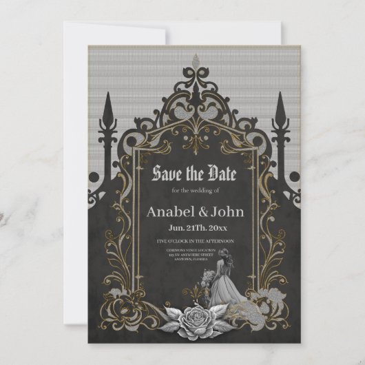 Luxe ontmoet romance. save the date (Voorkant)