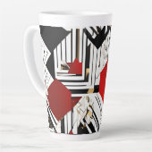 Luxe ontwerp groot latte mok (Linkerhoek)