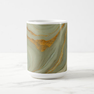 Luxe Onyx Met Goud En Groen Koffiemok