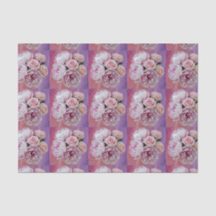 Luxe opaalachtige pioenen Rozen tissue papier