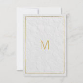 Luxe or blanc Merci dentelle fleurie française (Dos)