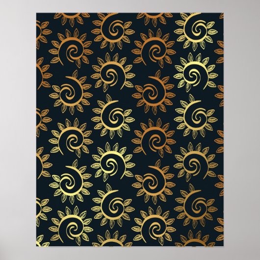 Luxe Ornamenten 39 Poster (Voorkant)