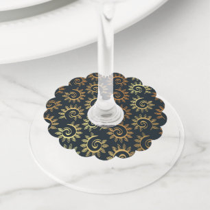 Luxe Ornamenten 39 Wijnglaslabel