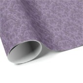 Luxe Paarse Wallpaper Cadeaupapier (Rol Hoek)