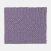 Luxe Paarse Wallpaper Fleece Deken (Voorkant (Horizontaal))