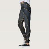 Luxe papier gesneden: gouden gradiënt. leggings (Links)