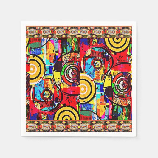 Luxe papier & partyservetten servet (Voorkant)