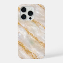 Luxe parelmarmer goud ader telefoonhoes