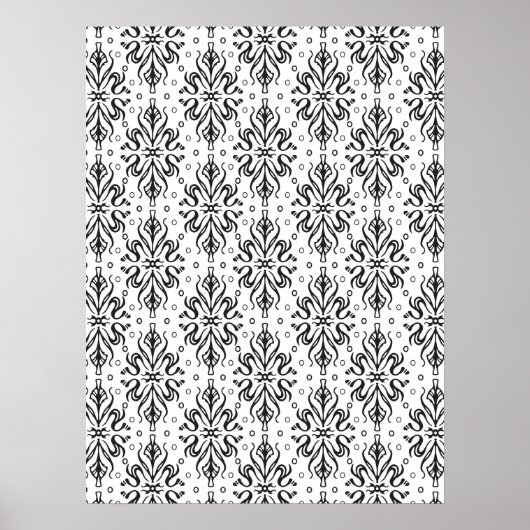 Luxe  Patroon 4 Poster (Voorkant)