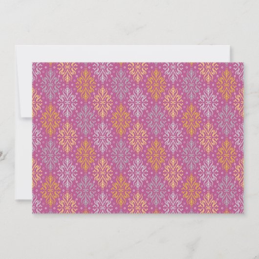 Luxe patroon save the date (Voorkant)