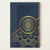 Luxe personnalisé Mandala Art Blue (Dos)