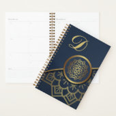 Luxe personnalisé Mandala Art Blue (Devant avec enveloppe)