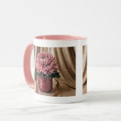 Luxe Pink Combo Mug Luxe Pink Chrysanthèmes (Devant gauche)