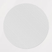 Luxe Pinstripe Aangepaste Label Sticker (Design 2)