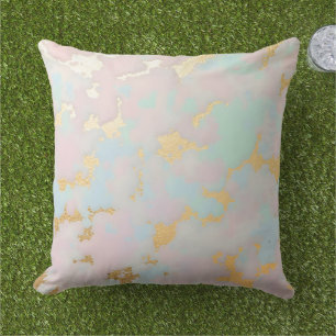 Luxe Populaire Blush Roze Mint Goud Collectie Buitenkussen