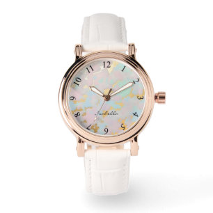 Luxe Populaire Blush Roze Mint Goud Collectie Horloge