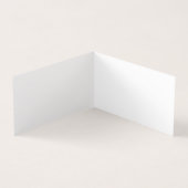 Luxe Premium Linen Black White Plain minimalist Visitekaartjes (Binnen)