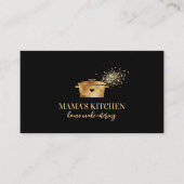 Luxe professionele persoonlijke chef-kok catering visitekaartje (Voorkant)