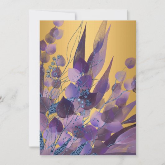 LUXE PURPLE OR EUCALYPTUS INVITATION (Dos)