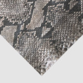 Luxe Python Slangenhuid Rijke Elegante Aangepaste  Tissuepapier (Detail)