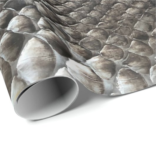 Luxe Python Snake Skin Rich Elegant Mode Cadeaupapier (Rol Hoek)