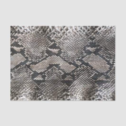 Luxe Python Snake Skin Rich Elegant Mode Tissuepapier (Voorkant)