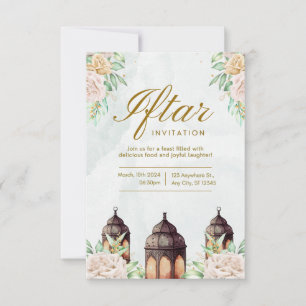 Luxe Ramadan Iftar-uitnodiging Elegante islamiti Kaart