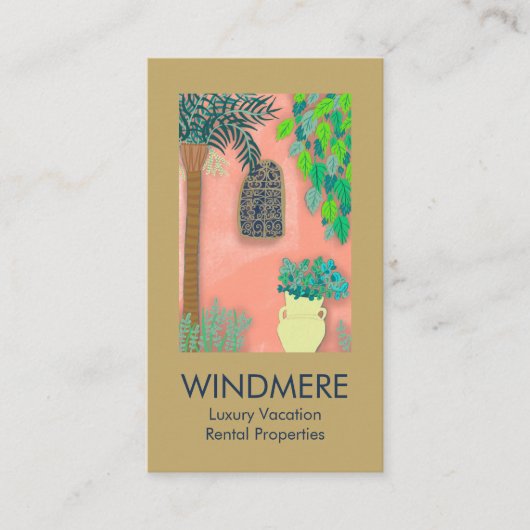 Luxe Real Estate Agent Realtor Property Manager Visitekaartje (Voorkant)