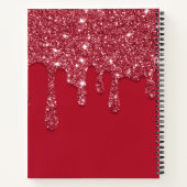 Luxe Red Driving Glitter Journal Notitieboek (Achterkant)