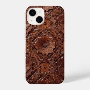Luxe Rich Mahogany iPhone Case 14 Hoesje