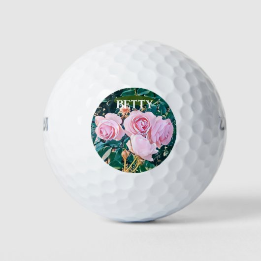 luxe romantic flowers botanical wallpaper golfballen (Voorkant)