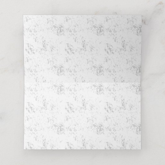 Luxe Romantische Trouwfeestviering Design (Binnenkant ongevouwen)