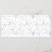 Luxe Romantische Trouwfeestviering Design Programma (Achterkant)