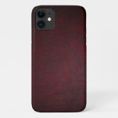 Luxe Rood Premium Textuur Design Case-Mate iPhone Case (Achterkant)