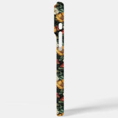 Luxe Roos Aanpasbare Naam Iphone Hoes (Achterkant / Links)