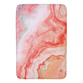 Luxe Roos Gold Blush Mineral Agate Badmat (Voorkant Verticaal)