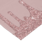 Luxe Roos Gold Driving Glitter Monogram Tafelkleed (Gekanteld)