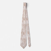 Luxe Roos Gold Folie Damask Pattern Stropdas (Voorkant)