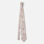 Luxe Roos Gold Folie Damask Pattern Stropdas (Achterkant)