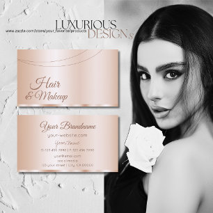 Luxe Roos Gold Glamoureus Professional Simple Visitekaartje