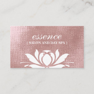 Luxe Roos Gold Lotus Flower Visitekaartjes