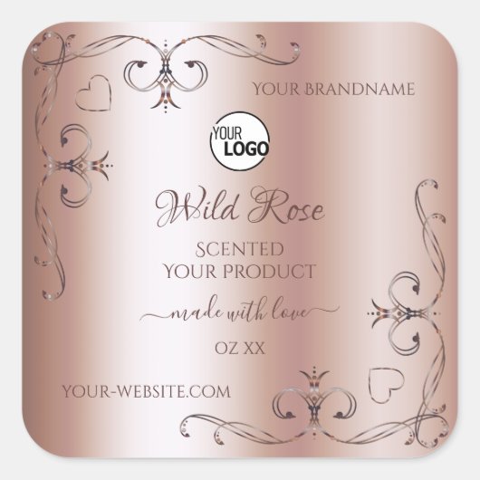 Luxe Roos Golden  Product Labels Logo (Voorkant)