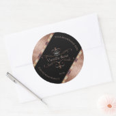 Luxe  Rosegold Black Product Labels Logo (Envelop)