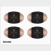 Luxe  Rosegold Black Product Labels Logo (Vel)