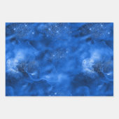 Luxe Royal Blue achtergrond Inpakpapier Vel (Voorkant 3)